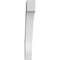 Ekena Millwork 4-in. W x 24-in. D x 32-in. H Imperial Architectural Grade PVC Knee Brace BRCP04X24X32IMP - alternate 3